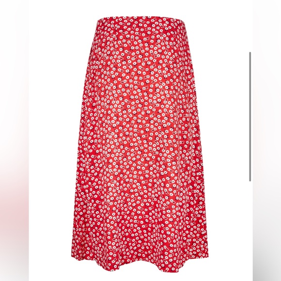 Kmart AMP Juniors Long Pink Floral Skirt, New with tags (NWT), Small - Picture 1 of 6